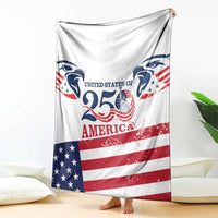 United States 250th Anniversary Blanket USA 4th Of July Proud - Wonder Print Shop