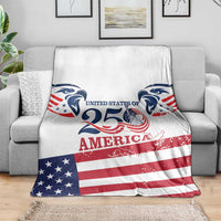 United States 250th Anniversary Blanket USA 4th Of July Proud - Wonder Print Shop
