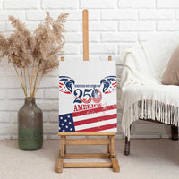 United States 250th Anniversary Canvas Wall Art USA 4th Of July Proud - Wonder Print Shop