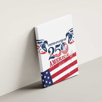 United States 250th Anniversary Canvas Wall Art USA 4th Of July Proud - Wonder Print Shop