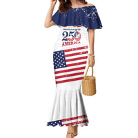 Personalized United States 250th Anniversary Family Matching Mermaid Dress and Hawaiian Shirt USA 4th Of July Proud - Wonder Print Shop
