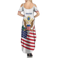 Personalized United States 250th Anniversary Family Matching Summer Maxi Dress and Hawaiian Shirt USA 4th Of July Proud - Wonder Print Shop