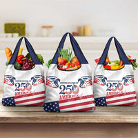United States 250th Anniversary Grocery Bag USA 4th Of July Proud - Wonder Print Shop