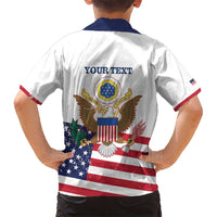 Personalized United States 250th Anniversary Kid Hawaiian Shirt USA 4th Of July Proud - Wonder Print Shop