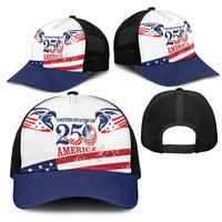 United States 250th Anniversary Mesh Trucker Cap USA 4th Of July Proud - Wonder Print Shop