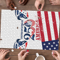 United States 250th Anniversary Puzzle USA 4th Of July Proud - Wonder Print Shop