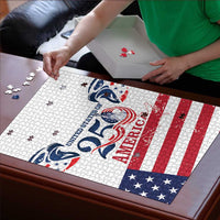 United States 250th Anniversary Puzzle USA 4th Of July Proud - Wonder Print Shop
