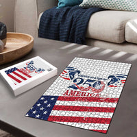United States 250th Anniversary Puzzle USA 4th Of July Proud - Wonder Print Shop