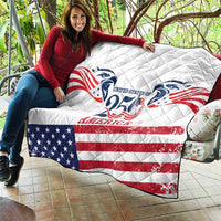 United States 250th Anniversary Quilt USA 4th Of July Proud - Wonder Print Shop