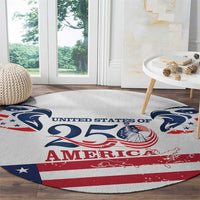United States 250th Anniversary Round Carpet USA 4th Of July Proud - Wonder Print Shop