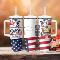 Personalized United States 250th Anniversary Tumbler With Handle USA 4th Of July Proud - Wonder Print Shop