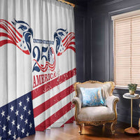 United States 250th Anniversary Window Curtain USA 4th Of July Proud - Wonder Print Shop