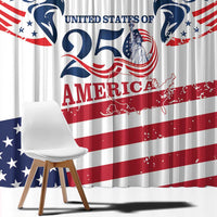 United States 250th Anniversary Window Curtain USA 4th Of July Proud - Wonder Print Shop
