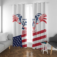 United States 250th Anniversary Window Curtain USA 4th Of July Proud - Wonder Print Shop
