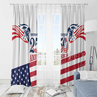 United States 250th Anniversary Window Curtain USA 4th Of July Proud - Wonder Print Shop