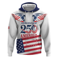 Personalized United States 250th Anniversary Zip Hoodie USA 4th Of July Proud - Wonder Print Shop