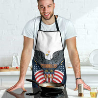 United States 4th Of July Apron 250 Years Of Freedom USA Power Eagle - Wonder Print Shop