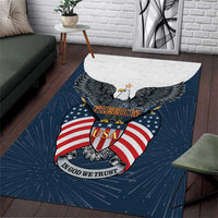 United States 4th Of July Area Rug 250 Years Of Freedom USA Power Eagle - Wonder Print Shop