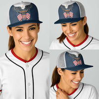 United States 4th Of July Baseball Net Cap 250 Years Of Freedom USA Power Eagle - Wonder Print Shop