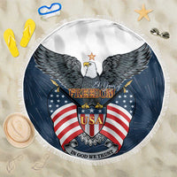 United States 4th Of July Beach Blanket 250 Years Of Freedom USA Power Eagle - Wonder Print Shop