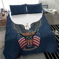 United States 4th Of July Bedding Set 250 Years Of Freedom USA Power Eagle - Wonder Print Shop