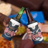 Personalized United States 4th Of July 4 in 1 Can Cooler Tumbler 250 Years Of Freedom USA Power Eagle - Wonder Print Shop