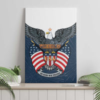 United States 4th Of July Canvas Wall Art 250 Years Of Freedom USA Power Eagle - Wonder Print Shop