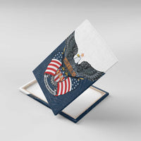 United States 4th Of July Canvas Wall Art 250 Years Of Freedom USA Power Eagle - Wonder Print Shop