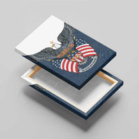 United States 4th Of July Canvas Wall Art 250 Years Of Freedom USA Power Eagle - Wonder Print Shop