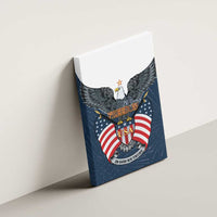 United States 4th Of July Canvas Wall Art 250 Years Of Freedom USA Power Eagle - Wonder Print Shop