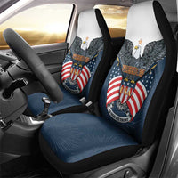 United States 4th Of July Car Seat Cover 250 Years Of Freedom USA Power Eagle - Wonder Print Shop