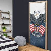 Personalized United States 4th Of July Door Cover 250 Years Of Freedom USA Power Eagle - Wonder Print Shop