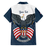 Personalized United States 4th Of July Family Matching Off The Shoulder Long Sleeve Dress and Hawaiian Shirt 250 Years Of Freedom USA Power Eagle - Wonder Print Shop