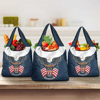 United States 4th Of July Grocery Bag 250 Years Of Freedom USA Power Eagle - Wonder Print Shop