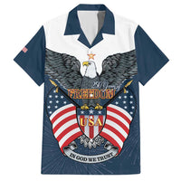 Personalized United States 4th Of July Hawaiian Shirt 250 Years Of Freedom USA Power Eagle - Wonder Print Shop