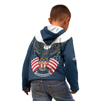 Personalized United States 4th Of July Kid Hoodie 250 Years Of Freedom USA Power Eagle - Wonder Print Shop