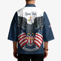 Personalized United States 4th Of July Kimono 250 Years Of Freedom USA Power Eagle - Wonder Print Shop