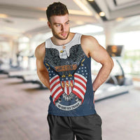 Personalized United States 4th Of July Men Tank Top 250 Years Of Freedom USA Power Eagle - Wonder Print Shop
