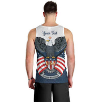 Personalized United States 4th Of July Men Tank Top 250 Years Of Freedom USA Power Eagle - Wonder Print Shop