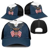 United States 4th Of July Mesh Trucker Cap 250 Years Of Freedom USA Power Eagle - Wonder Print Shop