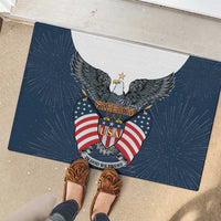 United States 4th Of July Rubber Doormat 250 Years Of Freedom USA Power Eagle - Wonder Print Shop