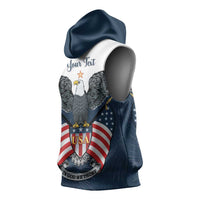 Personalized United States 4th Of July Sleeveless Hoodie 250 Years Of Freedom USA Power Eagle - Wonder Print Shop