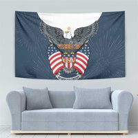 United States 4th Of July Tapestry 250 Years Of Freedom USA Power Eagle - Wonder Print Shop