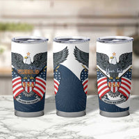Personalized United States 4th Of July Tumbler Cup 250 Years Of Freedom USA Power Eagle - Wonder Print Shop