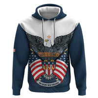 Personalized United States 4th Of July Zip Hoodie 250 Years Of Freedom USA Power Eagle - Wonder Print Shop
