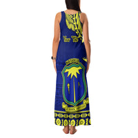 Personalised Fiji Natabua High School Family Matching Tank Maxi Dress and Hawaiian Shirt Fijian Tapa Pattern - Wonder Print Shop