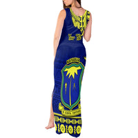 Personalised Fiji Natabua High School Tank Maxi Dress Fijian Tapa Pattern - Wonder Print Shop