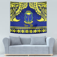 Personalised Fiji Natabua High School Tapestry Fijian Tapa Pattern - Wonder Print Shop