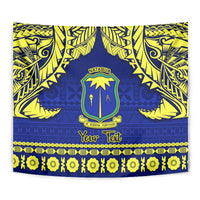 Personalised Fiji Natabua High School Tapestry Fijian Tapa Pattern - Wonder Print Shop
