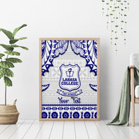 Personalised Fiji Labasa College Canvas Wall Art Fijian Tapa Pattern - Wonder Print Shop